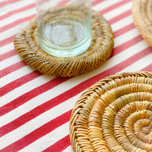 Load image into Gallery viewer, WS//  Moroccan straw pot mat / pot stand  12 pieces set  for wholesale //  dear Morocco
