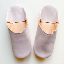 Lade das Bild in den Galerie-Viewer, Simple Babouche Lilla // dear Morocco original leather slippers
