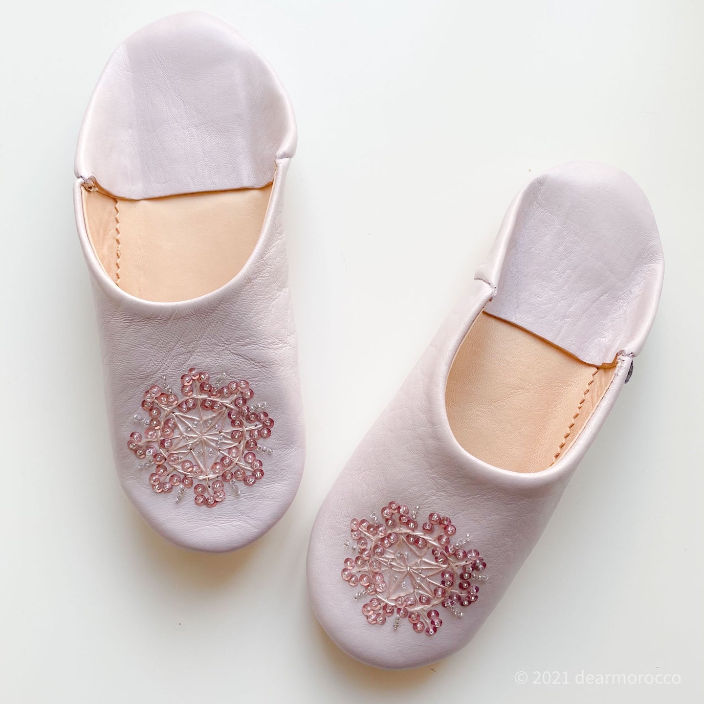 Babouche Stella Lilla// dear Morocco original leather slippers