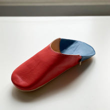Load image into Gallery viewer, Babouche Double color Rose // dear Morocco original leather slippers

