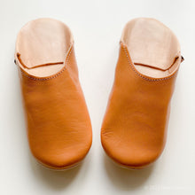 Load image into Gallery viewer, Babouche Double color Sahara// dear Morocco original leather slippers
