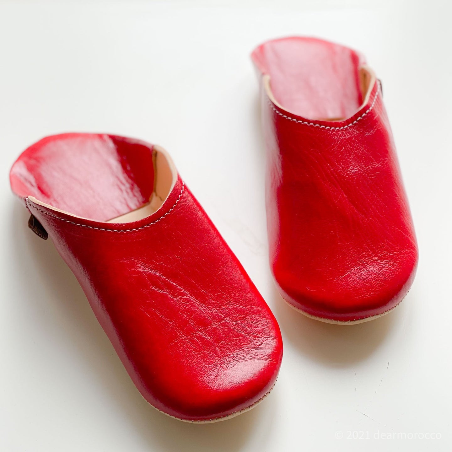 Simple Babouche Tango// dear Morocco original leather slippers
